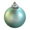 Whitehurst Matte Finish Glass Christmas Ball Ornaments - 4" (100mm) - Sea Foam Green - 6ct